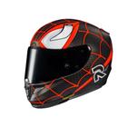 Capacete Hjc Rpha 11 Homem Aranha Preto E Vermelho 58