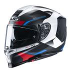 Capacete Hjc Rpha 70 Kosis Preto Branco Azul E Vermelho 59