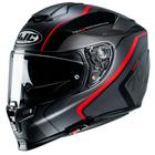 Capacete Hjc Rpha 70 Kroon Preto E Vermelho 58 F016