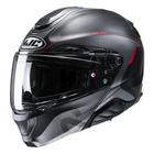 Capacete Hjc Rpha 91 Combust Preto Chumbo E Vermelho 59 F016