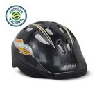 Capacete Infantil Bike Ciclismo com regulagem Preto Mymax