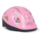 Capacete Infantil Bike Meninas Regulagem com Adesivos Princesas Nathor