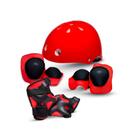 Capacete Infantil com kit proteção Little child Rava Play