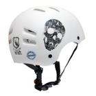 Capacete Infatil Kraft Bike Branco PP Skate NBR16175