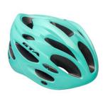 Capacete inmold mtb start 5458 20 furos Acqua com sinalizador