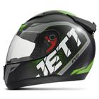 Capacete Jett Evo Line Verde Brilhante Tamanho 58 Pro Tork - CAP-696VD