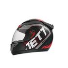 Capacete Jett Evo Line Vermelho Fosco Tamanho 60 Pro Tork - CAP-694VM