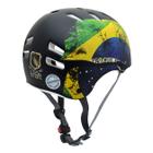 Capacete Kraft Bike Brasil P Skate Patins Roller - NBR16175