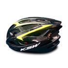 Capacete KSW INMOLD MTB com Viseira e LED