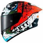 Capacete KYT NZ Race Blazing Para Motociclista