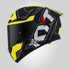 Capacete kyt tt-course electron black/yellow