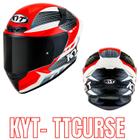 Capacete kyt tt-course gear blk/red l