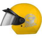 Capacete Liberty Three Amarelo Tam. 58 Vis.Cromada