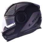 Capacete ls2 Articulado Scope ff902 Preto/Cinza