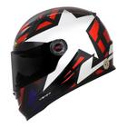 Capacete ls2 classic ff358 starwar vermelho