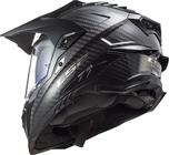 Capacete Ls2 Explorer Mx701 Solid Carbono oculos interno