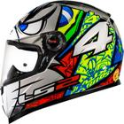 Capacete ls2 ff 358 classic alex barros silver