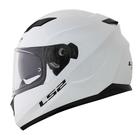 Capacete ls2 ff320 stream monocolor white branco