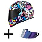 Capacete Custom Aberto Etceter Seven Eight Fosco com Viseira Bubble -  Capacete de Moto - Magazine Luiza