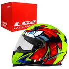 Capacete Ls2 Ff358 Classic Tribal Amarelo