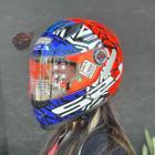 Capacete LS2 FF358 Memphis Orange Blue