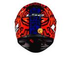 Capacete Ls2 FF358 Memphis Orange Blue