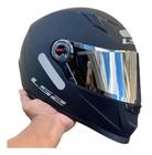 Capacete ls2 ff358 monocolor matte black 58/m - motoqueiro - masculino - feminino - motoqueiro