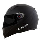 Capacete LS2 FF358 Monocolor Matte Preto Fosco