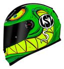 Capacete Ls2 Ff358 Rampage Verde Amarelo Colorido