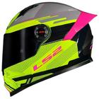 Capacete Ls2 Ff358 S Digital Black / Yellow