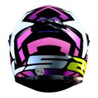 Capacete ls2 ff358 starwar preto/rosa