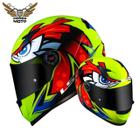 Capacete ls2 ff358 tribal amarelo n56/s - motoqueiro - motociclista - moto - masculino - feminino