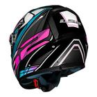 Capacete Ls2 Ff358 Xdron Branco Rosa Azul Cyan Lancamento