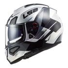 Capacete Ls2 Ff397 Vector Evo Automat White Titanium