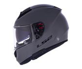 Capacete LS2 FF397 Vector Monocolor Nardo Grey Cinza Brilhante Masculino e Feminino