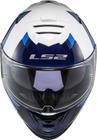 Capacete Ls2 FF800 Storm John Mcphee Replica Blue White