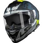 Capacete Ls2 Ff800 Storm Sprinter Matte Preto Prat Cobalt 58