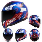 Capacete ls2 rapid ff353 stratus blue/red/white