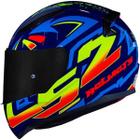 Capacete Ls2 Rapid Ff353 Tagline Blue / Yellow
