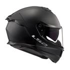 Capacete LS2 Stream 2 FF808 Monocolor Preto Fosco Masculino e Feminino