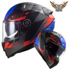 Capacete LS2 Vector 2 FF811 Absolute - Azul/Vermelho/Preto Fosco 56/S