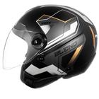 Capacete Masculino Aberto Peels Freeway Blend Preto Moto