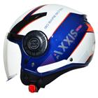 Capacete Masculino Axxis Aberto Metro Techno B2 Azul Moto