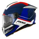 Capacete Masculino Axxis Hawk Sv Daytona Azul Moto Feminino