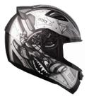 Capacete Masculino Ebf Spark New Spark Air Prata Fosco Moto