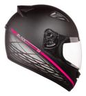 Capacete Masculino Ebf Spark New Spark Black Edition 2 Rosa Fosco Moto