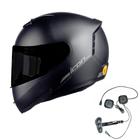 Capacete Masculino Fechado Peels Icon Preto Fosco Smart Trip