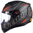 Capacete Masculino Feminino Moto Peels Icon Fast Vermelho