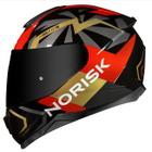 Capacete Masculino Feminino Norisk Razor Godspeed Vermelho