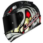 Capacete Masculino Ls2 FF353 Spox Cinza Vermelho Esportivo